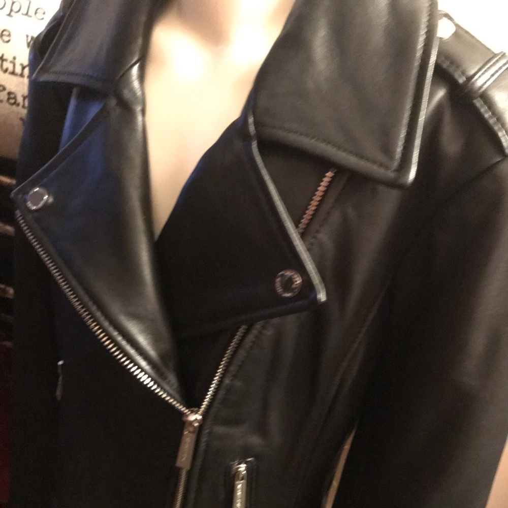 Micheal kors leather jacket